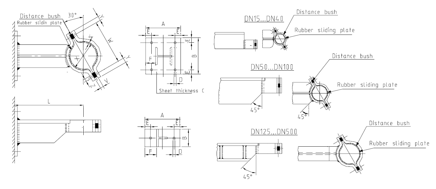 Pipe Support PSK105 - Afbeelding 3