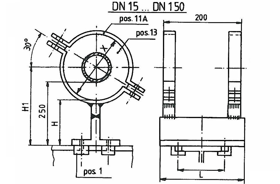 Pipe Support PSM038