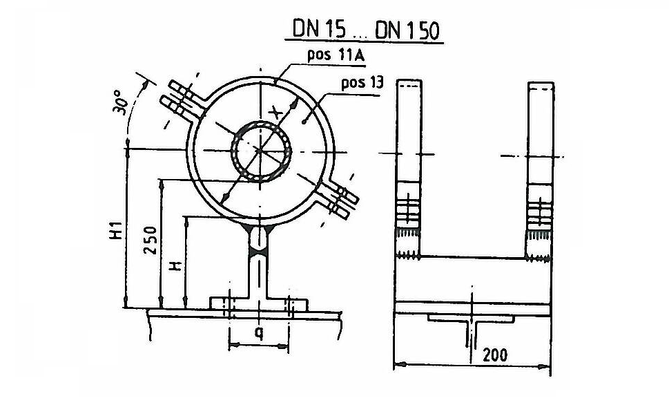 Pipe Support PSM040